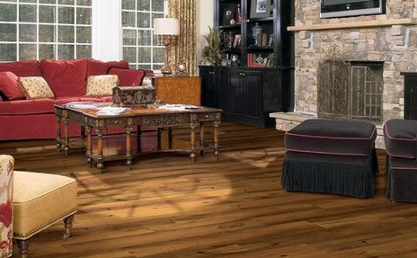 BaroqueWood flooring in livingroom